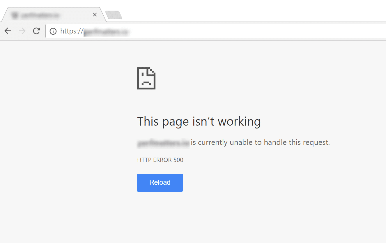 WordPress white screen of death blank page in Chrome
